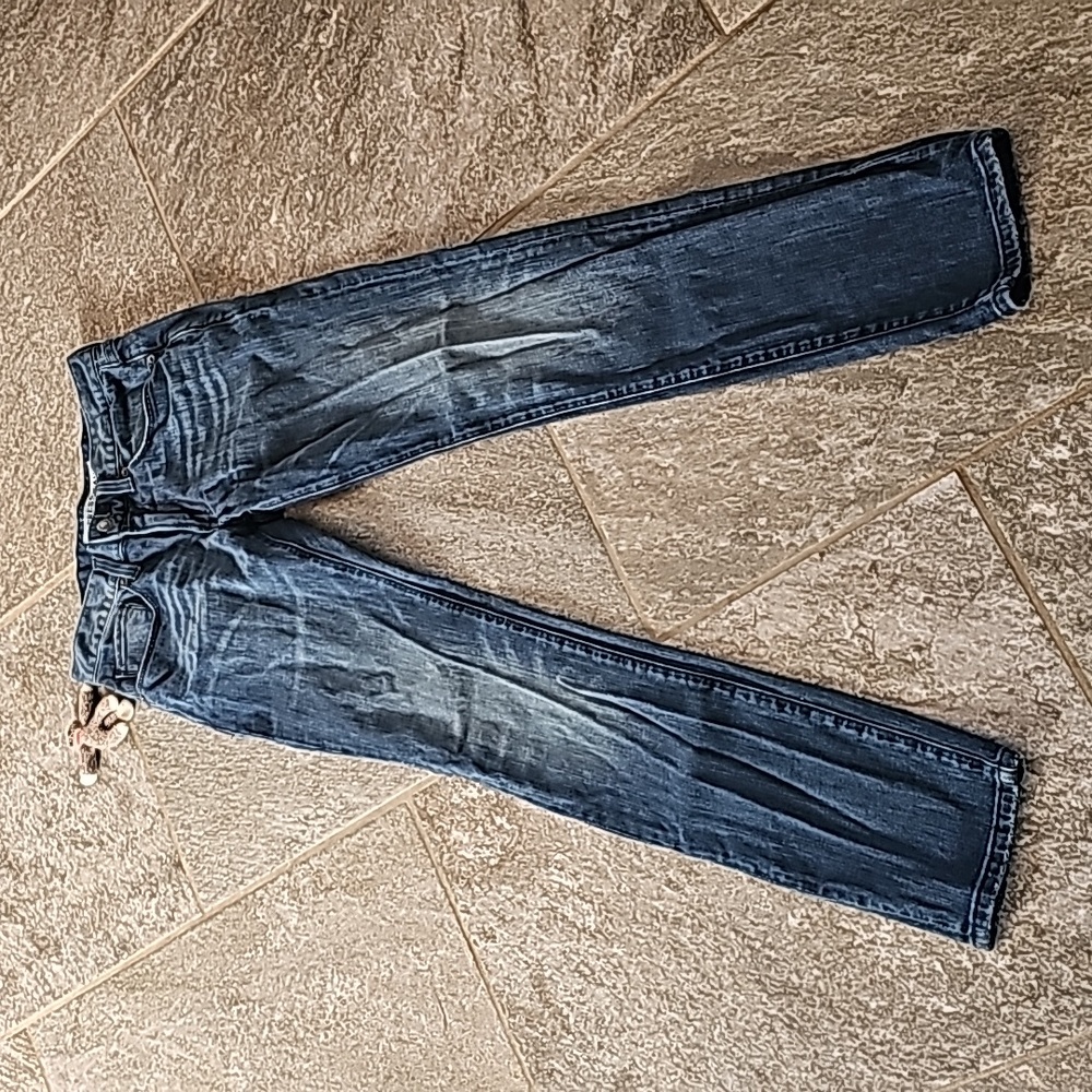 EXPRESS Slim Fit Skinny Leg ROCCO jeans size 28x32 - Picture 4 of 7